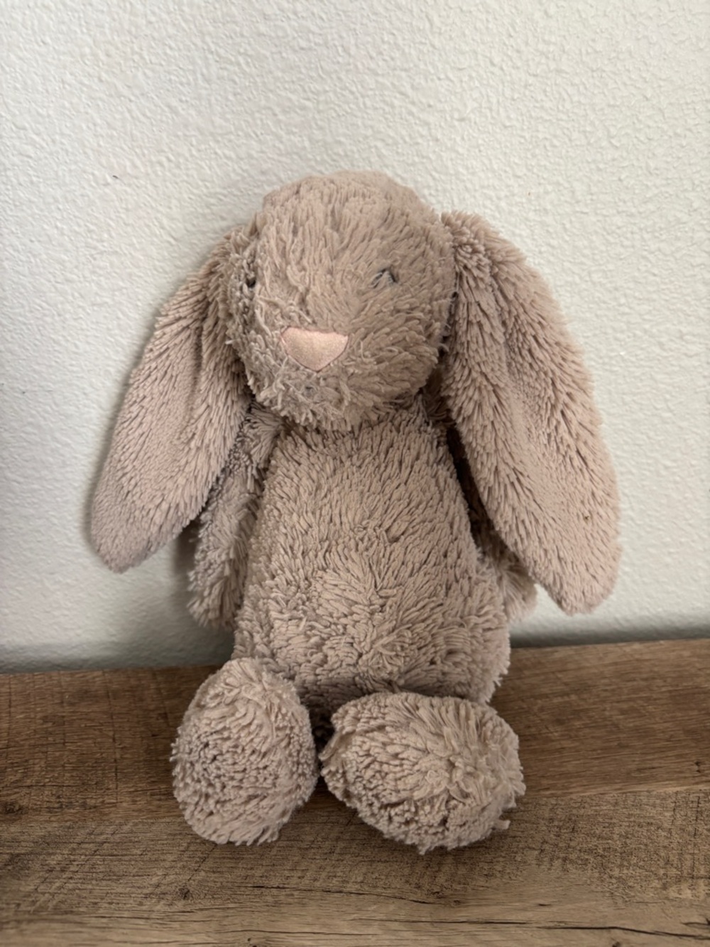 Jellycat Beige Bashful BunnyPlush Stuffed Animal - Taupe / MEDIUM - Picture 2 of 5